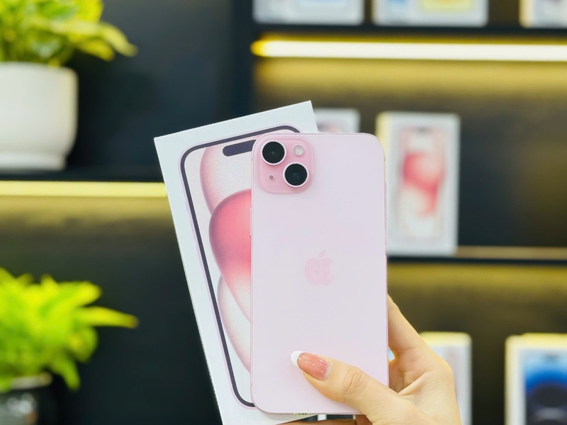 iPhone mới tại Đà Nẵng màu hồng, thiết kế sang trọng và hiện đại, phù hợp với người dùng yêu thích công nghệ.