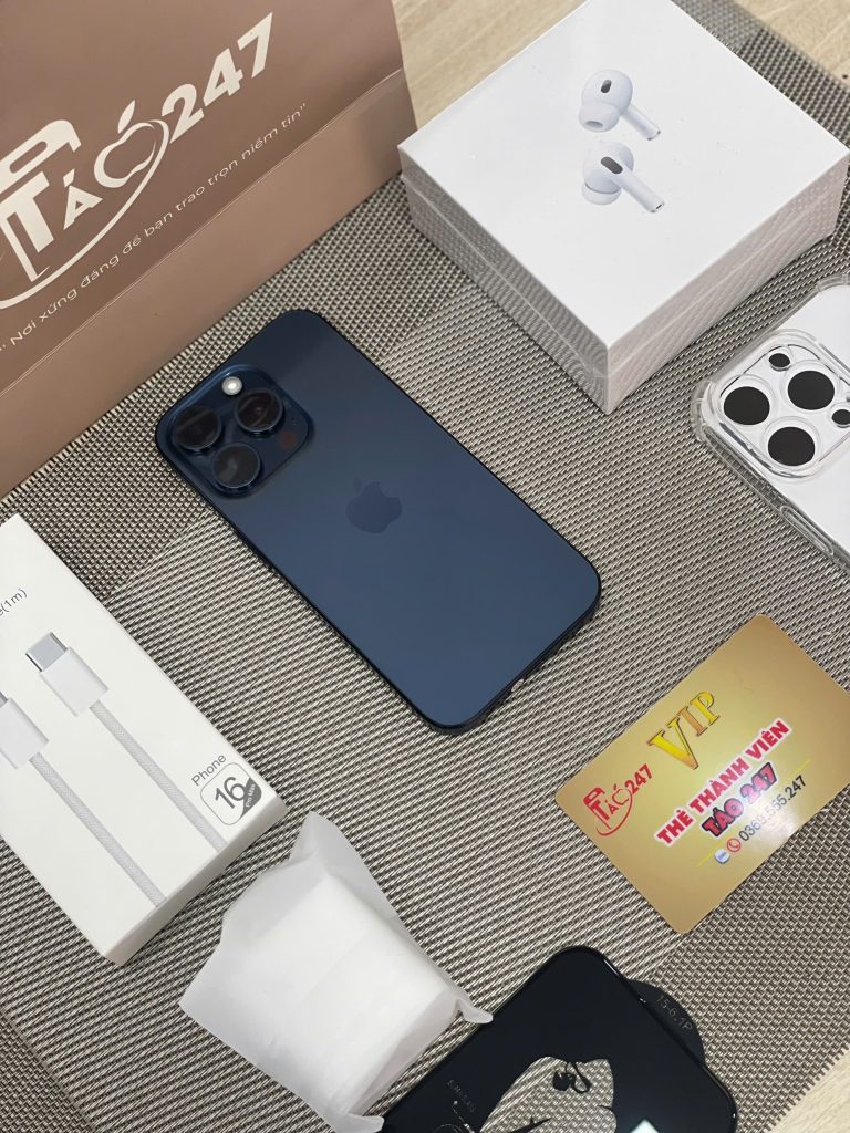 iPhone 15 Pro Đà Nẵng màu xanh chính hãng tại Táo 247