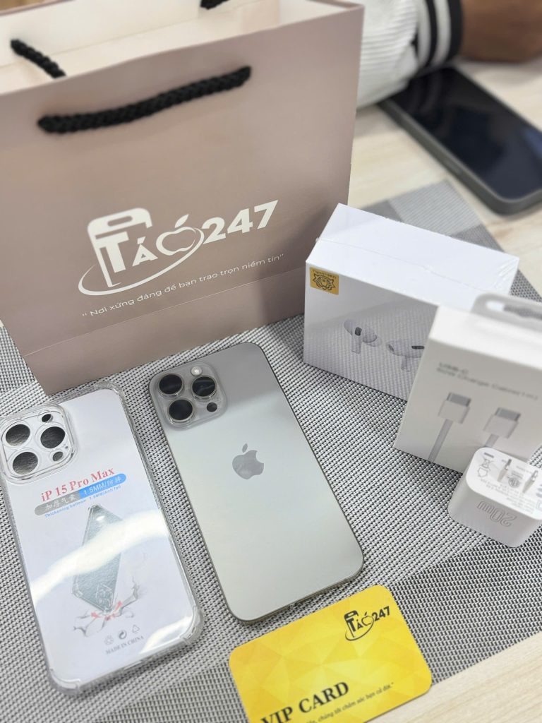 iPhone 15 Pro Max zin Đà Nẵng nguyên hộp tại cửa hàng Táo 247
