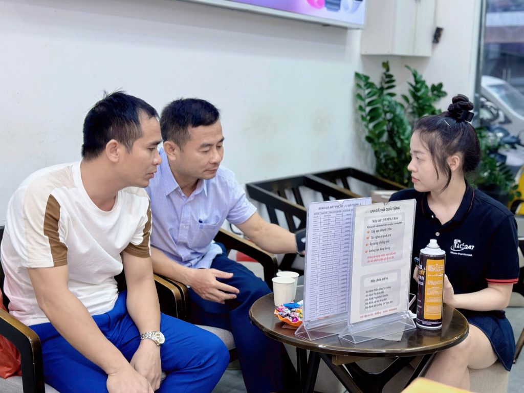 Tư vấn bảng giá iPhone cũ chi tiết tại cửa hàng Táo 247 Đà Nẵng
