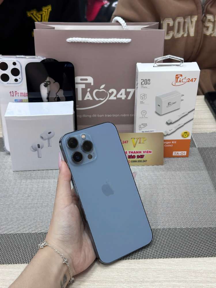 iPhone 13 Pro Max cũ Đà Nẵng tại Táo 247 – máy zin 100%, full phụ kiện, bảo hành trọn đời