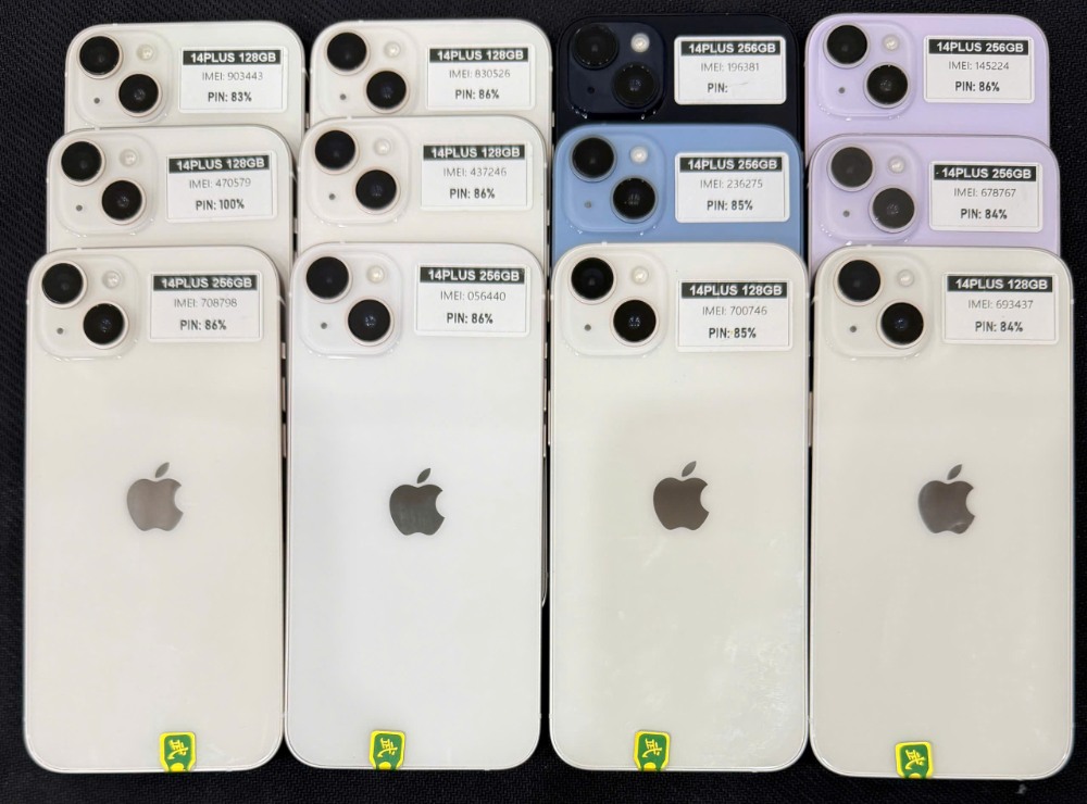 Các phiên bản iPhone 14 Plus cũ like new tại cửa hàng Táo 247 Đà Nẵng