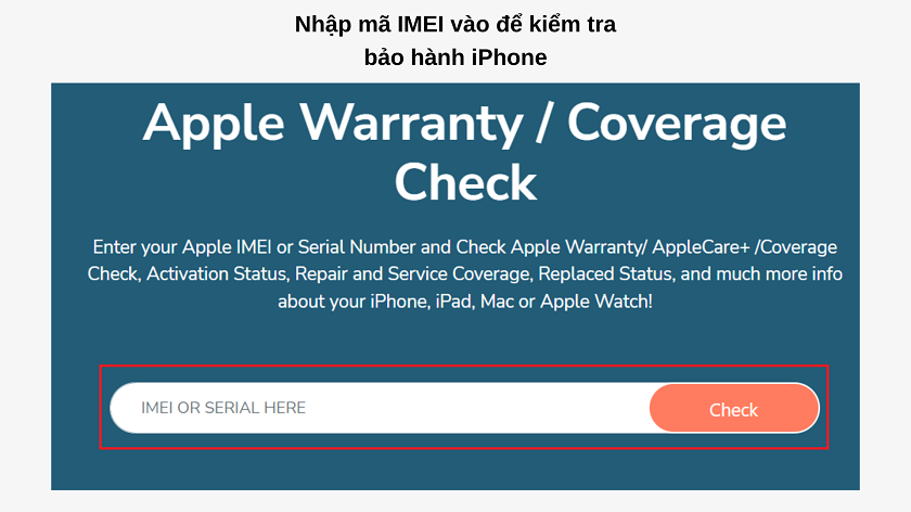 Check IMEI iPhone Chính Hãng - Táo 247
